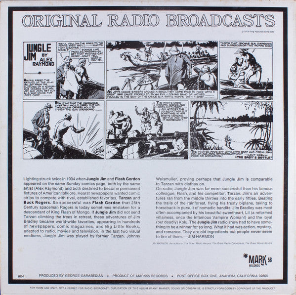 Jungle Jim (Original Radio Broadcast) (M) (Vinyl LP)