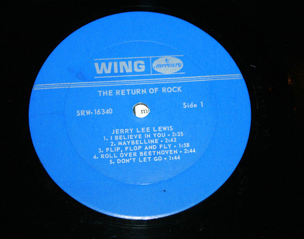 Lewis, Jerry Lee - The Return Of Rock (VG+) (Vinyl LP)