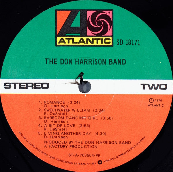 Harrison, Don Band - The Don Harrison Band (VG+) (Vinyl LP)