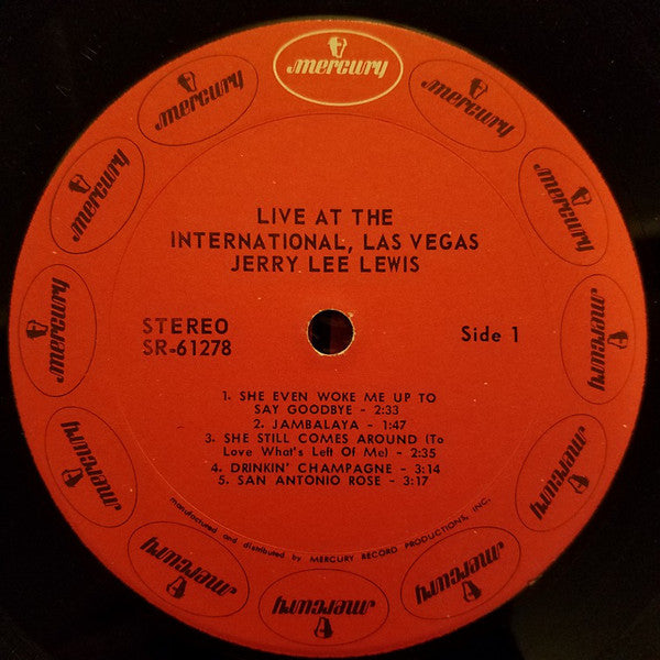 Lewis, Jerry Lee - Live At The International, Las Vegas (VG) (Vinyl LP)
