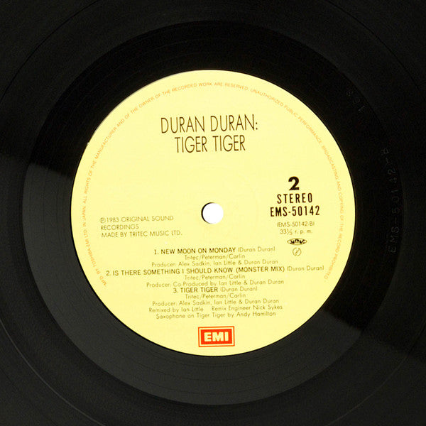 Duran Duran - Tiger! Tiger! (VG+) (Vinyl LP)