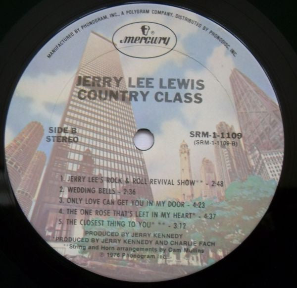 Lewis, Jerry Lee - Country Class (Vinyl, VG+) (Vinyl LP)