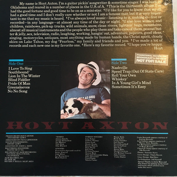 Axton, Hoyt - Southbound (VG) (Vinyl LP)
