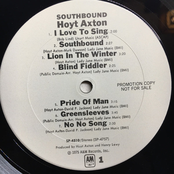 Axton, Hoyt - Southbound (VG) (Vinyl LP)