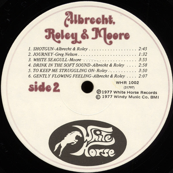 Albrecht, Roley And Moore - Gently Flowing Feeling (VG+) (Vinyl LP)