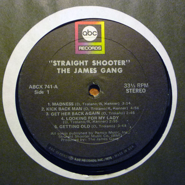 James Gang - Straight Shooter (VG) (Vinyl LP)
