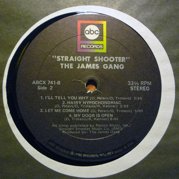 James Gang - Straight Shooter (VG) (Vinyl LP)