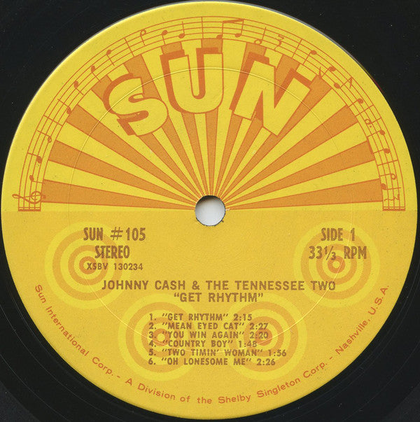 Cash, Johnny & The Tennessee Two - Get Rhythm (Vinyl, VG) (Vinyl LP)