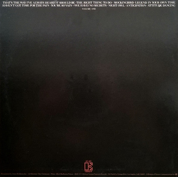 Simon, Carly - The Best Of Carly Simon (Vinyl, VG+) (Vinyl LP)