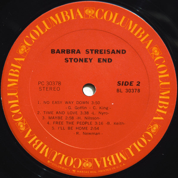 Streisand, Barbra - Stoney End (Vinyl, VG+) (Vinyl LP)