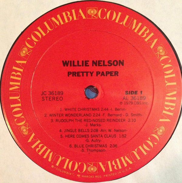 Nelson, Willie - Pretty Paper (Vinyl, VG+) (Vinyl LP)