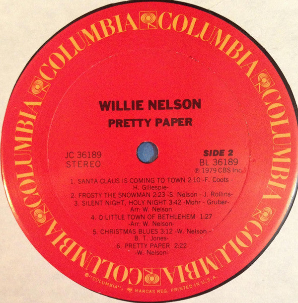 Nelson, Willie - Pretty Paper (Vinyl, VG+) (Vinyl LP)