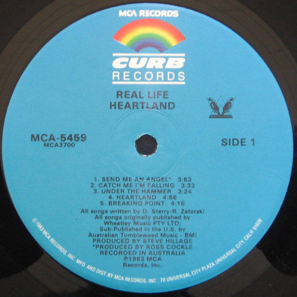 Real Life - Heartland (VG+) (Vinyl LP)