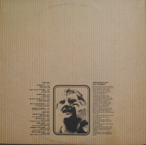King Biscuit Boy with Crowbar  - Official Music (NM or M-) (Vinyl LP)