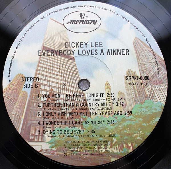 Lee, Dickey - Everybody Loves A Winner (VG+) (Vinyl LP)