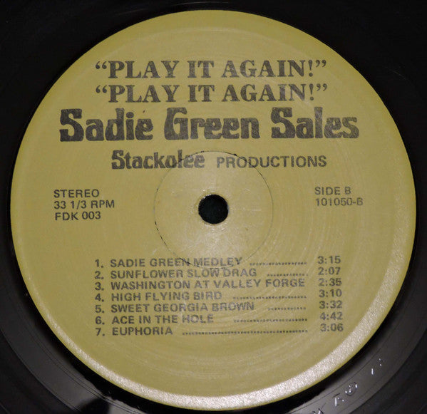 Sadie Green Sales - Play It Again! Play It Again! (VG+) (Vinyl LP)