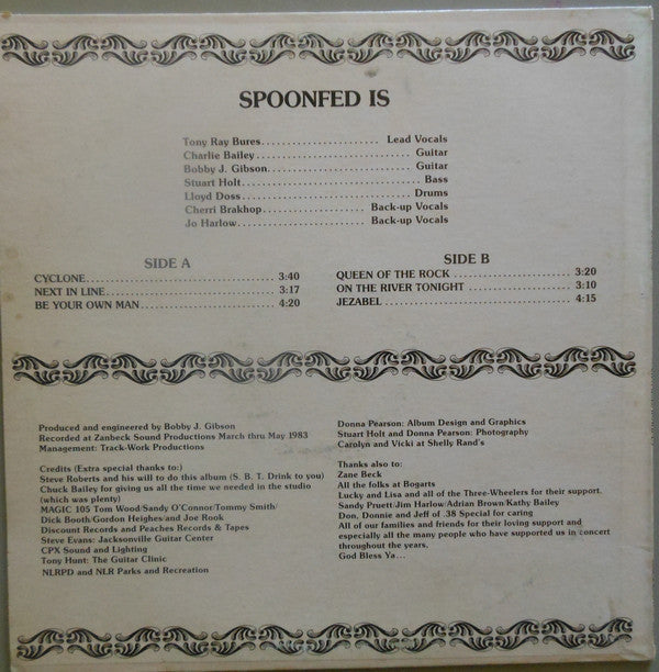 Spoonfed  - Rock-n-Roll Rowdies (NM or M-) (Vinyl LP)