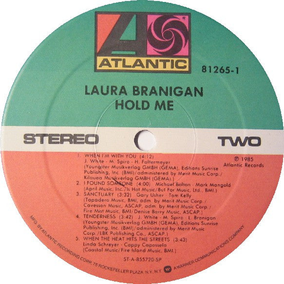 Branigan, Laura - Hold Me (VG) (Vinyl LP)