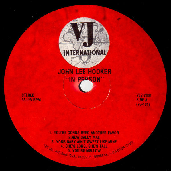 Hooker, John Lee - In Person (Vinyl, VG+) (Vinyl LP)
