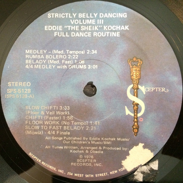 Kochak, Eddie "The Sheik" - Strictly Belly Dancing Vol. 3 (Vinyl, VG) (Vinyl LP)