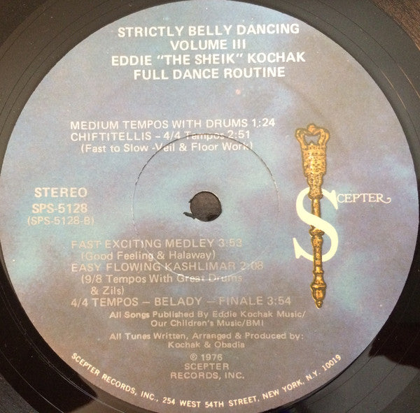 Kochak, Eddie "The Sheik" - Strictly Belly Dancing Vol. 3 (Vinyl, VG) (Vinyl LP)