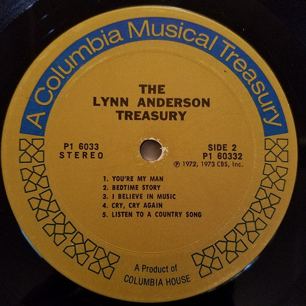Anderson, Lynn - The Lynn Anderson Treasury (VG+) (Vinyl LP)