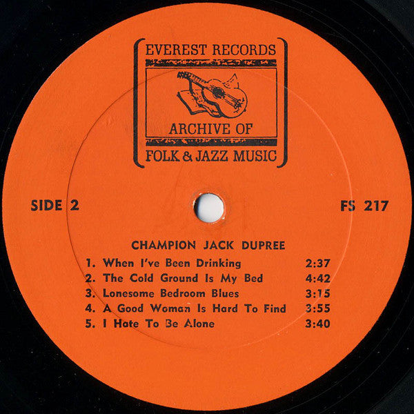 Champion Jack Dupree - Champion Jack Dupree (VG+) (Vinyl LP)