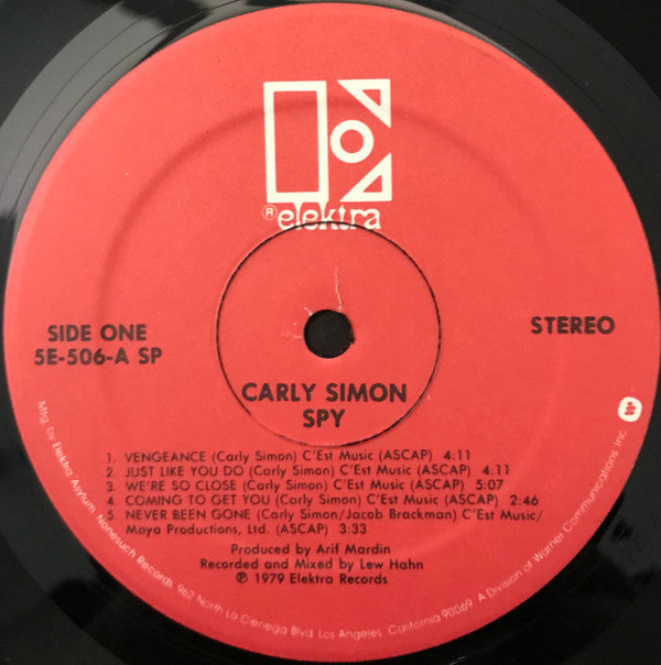 Simon, Carly - Spy (Vinyl, VG+) (Vinyl LP)