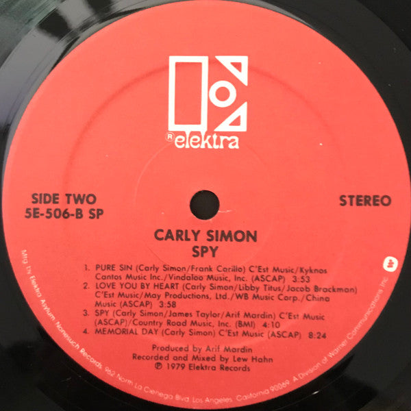 Simon, Carly - Spy (Vinyl, VG+) (Vinyl LP)