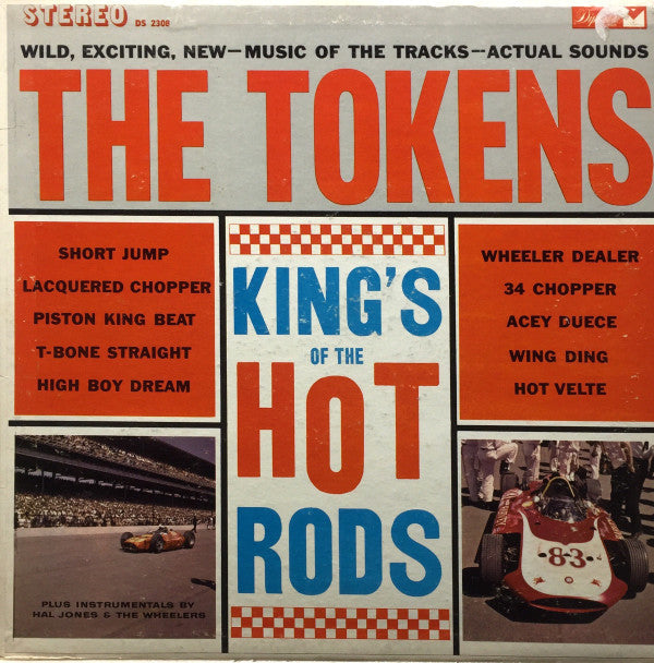 Tokens Plus Hal Jones & The Wheelers - King's Of The Hot Rods (VG) (Vinyl LP)