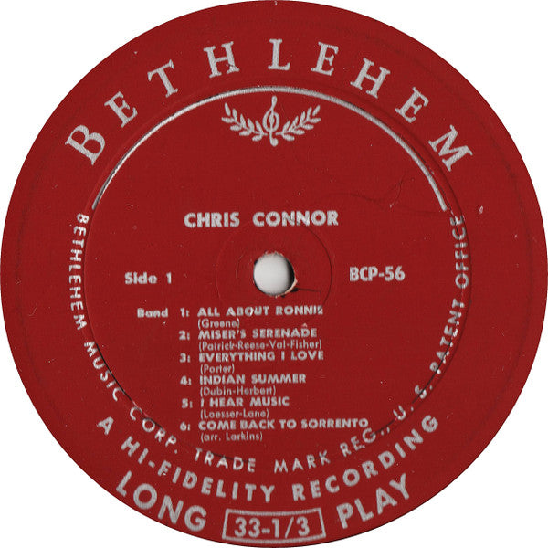 Connor, Chris - Chris (Vinyl, VG) (Vinyl LP)