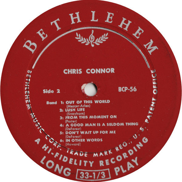 Connor, Chris - Chris (Vinyl, VG) (Vinyl LP)