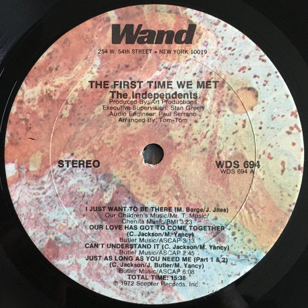 Independents - The First Time We Met (Vinyl, M) (Vinyl LP)
