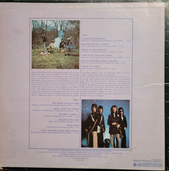 Paper Lace - Paper Lace (Vinyl, VG) (Vinyl LP)