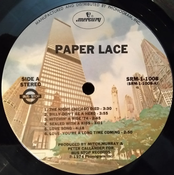 Paper Lace - Paper Lace (Vinyl, VG) (Vinyl LP)