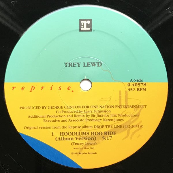 Trey Lewd - Hoodlums Hoo Ride / Yank My Doodle / Squeeze Toy (VG+) (Vinyl LP)