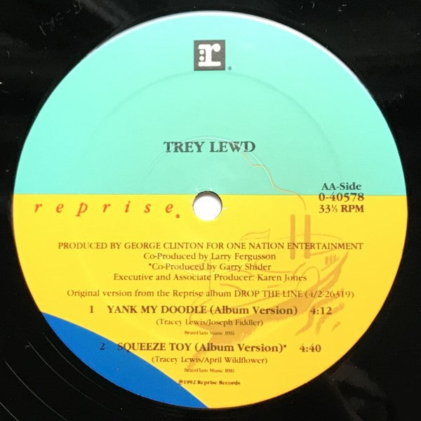 Trey Lewd - Hoodlums Hoo Ride / Yank My Doodle / Squeeze Toy (VG+) (Vinyl LP)