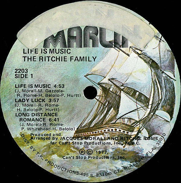 Ritchie Family - Life Is Music (VG+) (Vinyl LP)