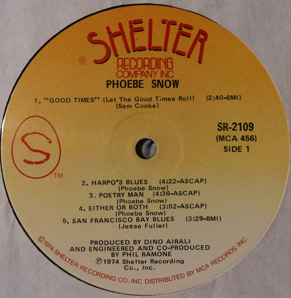 Snow, Phoebe - Phoebe Snow (Vinyl, VG+) (Vinyl LP)