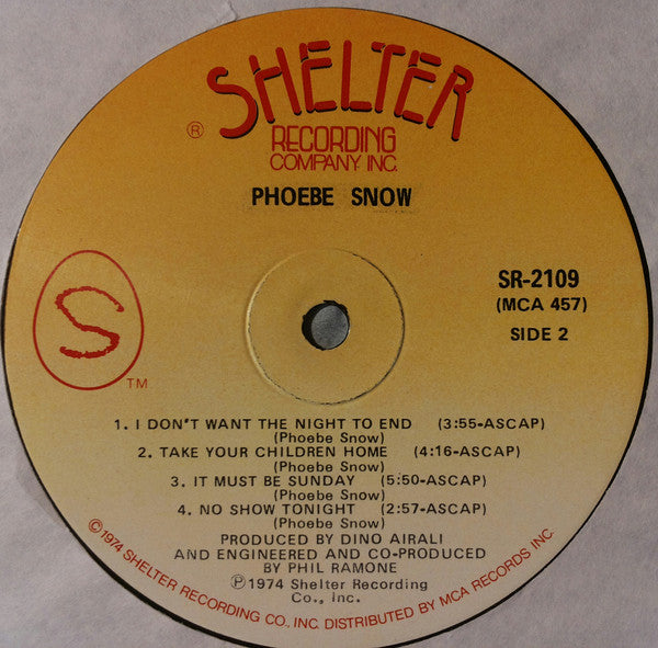 Snow, Phoebe - Phoebe Snow (Vinyl, VG+) (Vinyl LP)