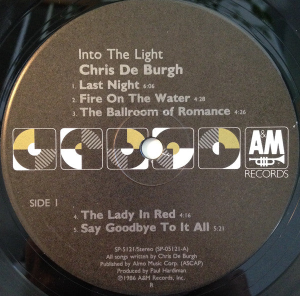De Burgh, Chris - Into The Light (Vinyl, VG+) (Vinyl LP)