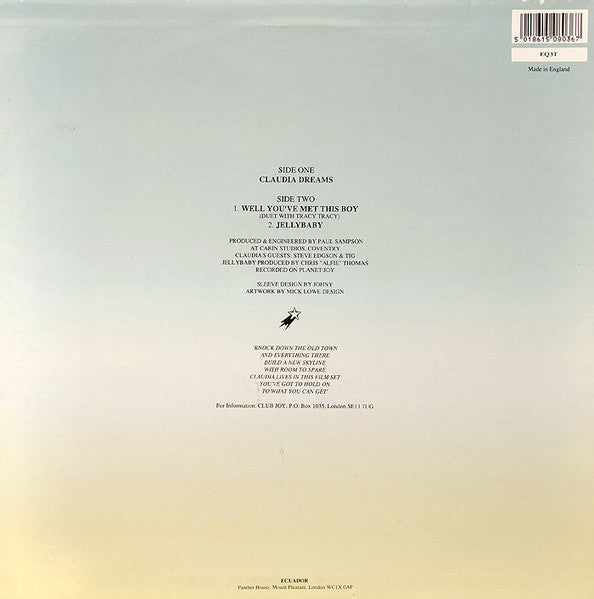 Holy Joy - Claudia Dreams (VG+) (Vinyl LP)