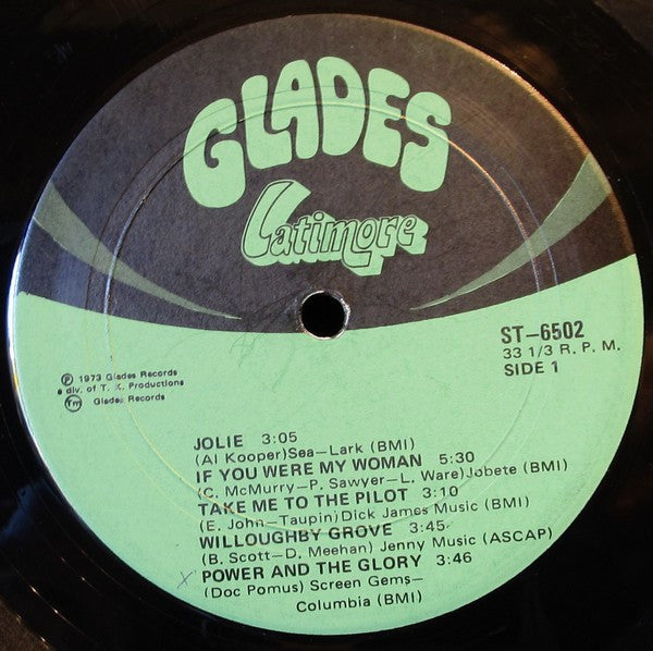 Latimore  - Latimore (G+) (Vinyl LP)