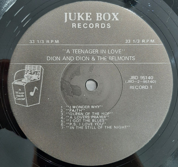 Dion & Dion & The Belmonts - A Teenager In Love (Vinyl, NM or M-) (Vinyl LP)