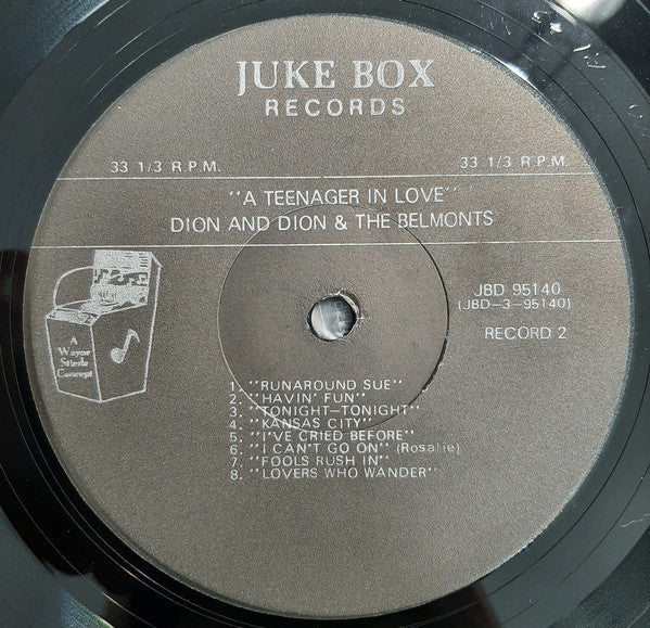 Dion & Dion & The Belmonts - A Teenager In Love (Vinyl, NM or M-) (Vinyl LP)