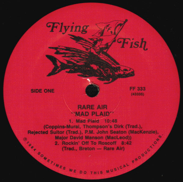Rare Air - Mad Plaid (VG+) (Vinyl LP)