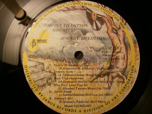 Tillotson, Johnny - Johnny Tillotson Greatest (VG+) (Vinyl LP)