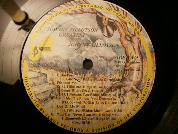 Tillotson, Johnny - Johnny Tillotson Greatest (VG+) (Vinyl LP)