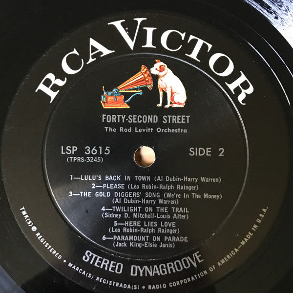 Levitt, Rod Orchestra - Forty-Second Street (VG) (Vinyl LP)