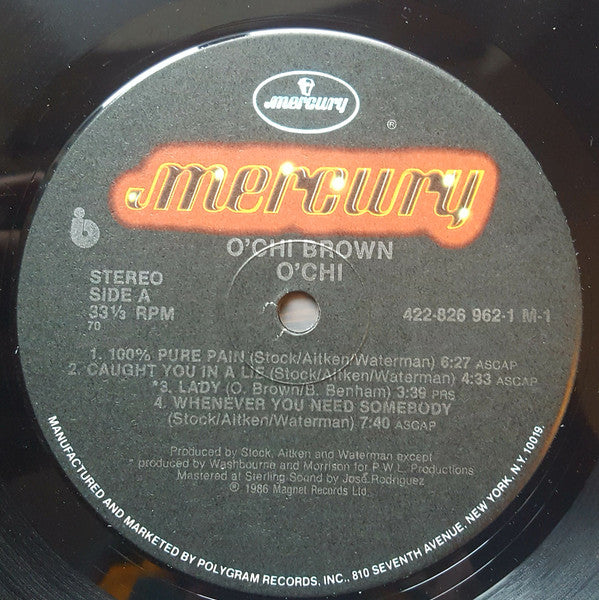 Brown, O'Chi - O'Chi (NM or M-) (Vinyl LP)